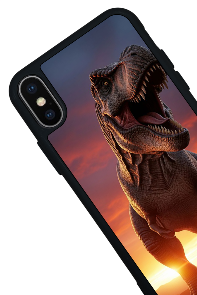 iPhone X/ XS Uyumlu T-ReiPhone X/ XS Tasarımlı Glossy Premium Kılıf