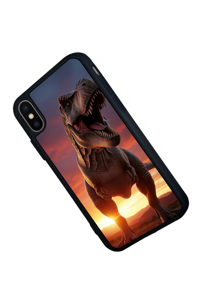 iPhone X/ XS Uyumlu T-ReiPhone X/ XS Tasarımlı Glossy Premium Kılıf