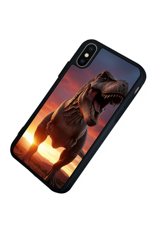 iPhone X/ XS Uyumlu T-ReiPhone X/ XS Tasarımlı Glossy Premium Kılıf