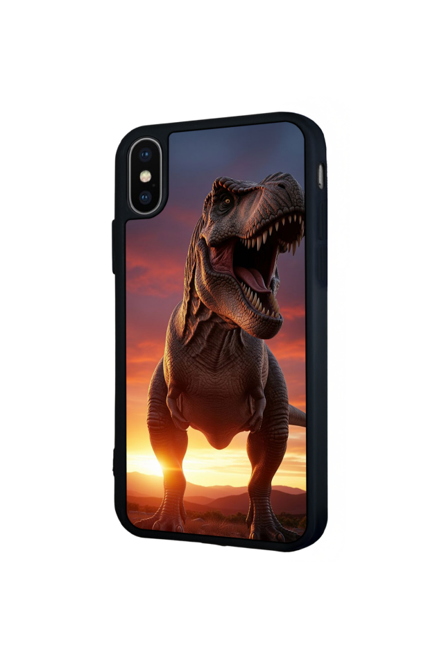 iPhone X/ XS Uyumlu T-ReiPhone X/ XS Tasarımlı Glossy Premium Kılıf