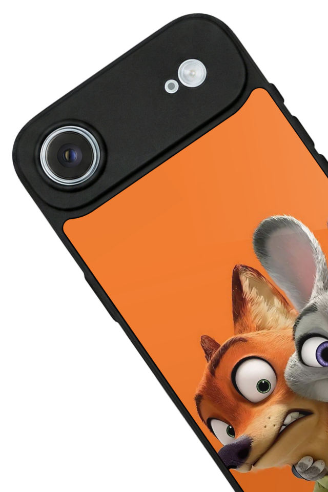 iPhone 17 Air Uyumlu Zootropolis Tasarımlı Glossy Premium Kılıf