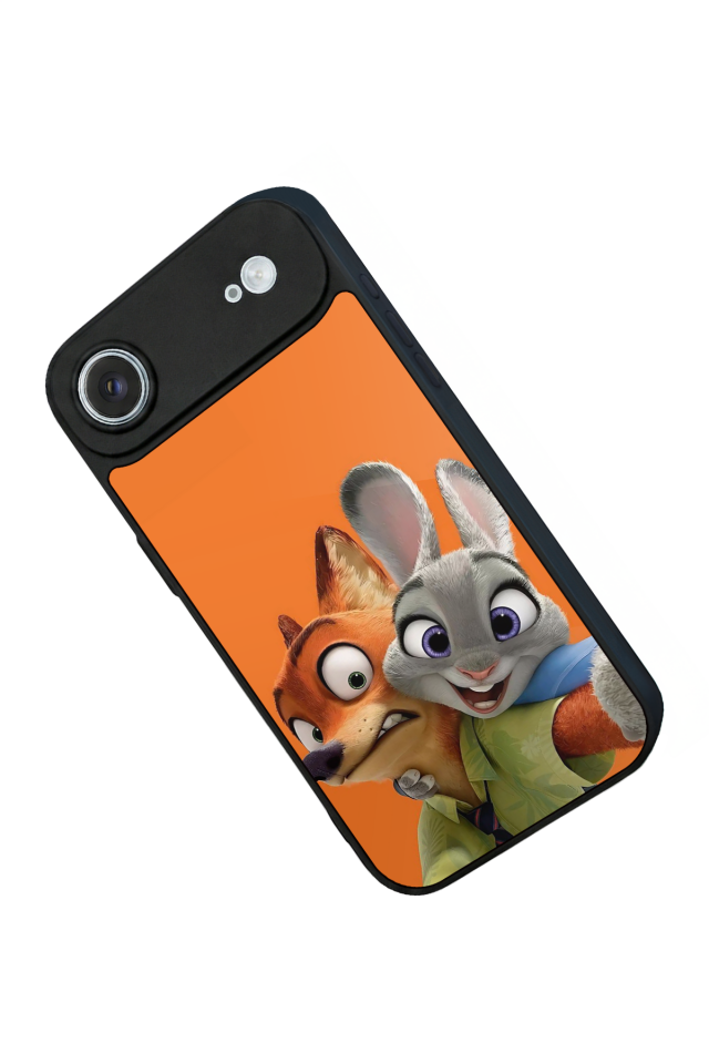 iPhone 17 Air Uyumlu Zootropolis Tasarımlı Glossy Premium Kılıf
