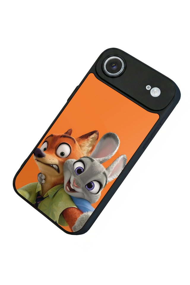 iPhone 17 Air Uyumlu Zootropolis Tasarımlı Glossy Premium Kılıf