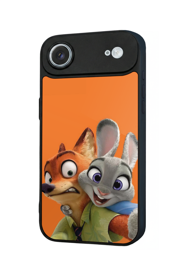 iPhone 17 Air Uyumlu Zootropolis Tasarımlı Glossy Premium Kılıf
