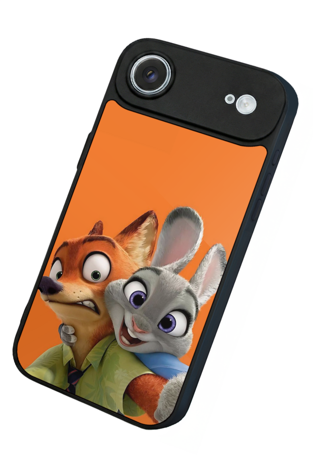 iPhone 17 Air Uyumlu Zootropolis Tasarımlı Glossy Premium Kılıf