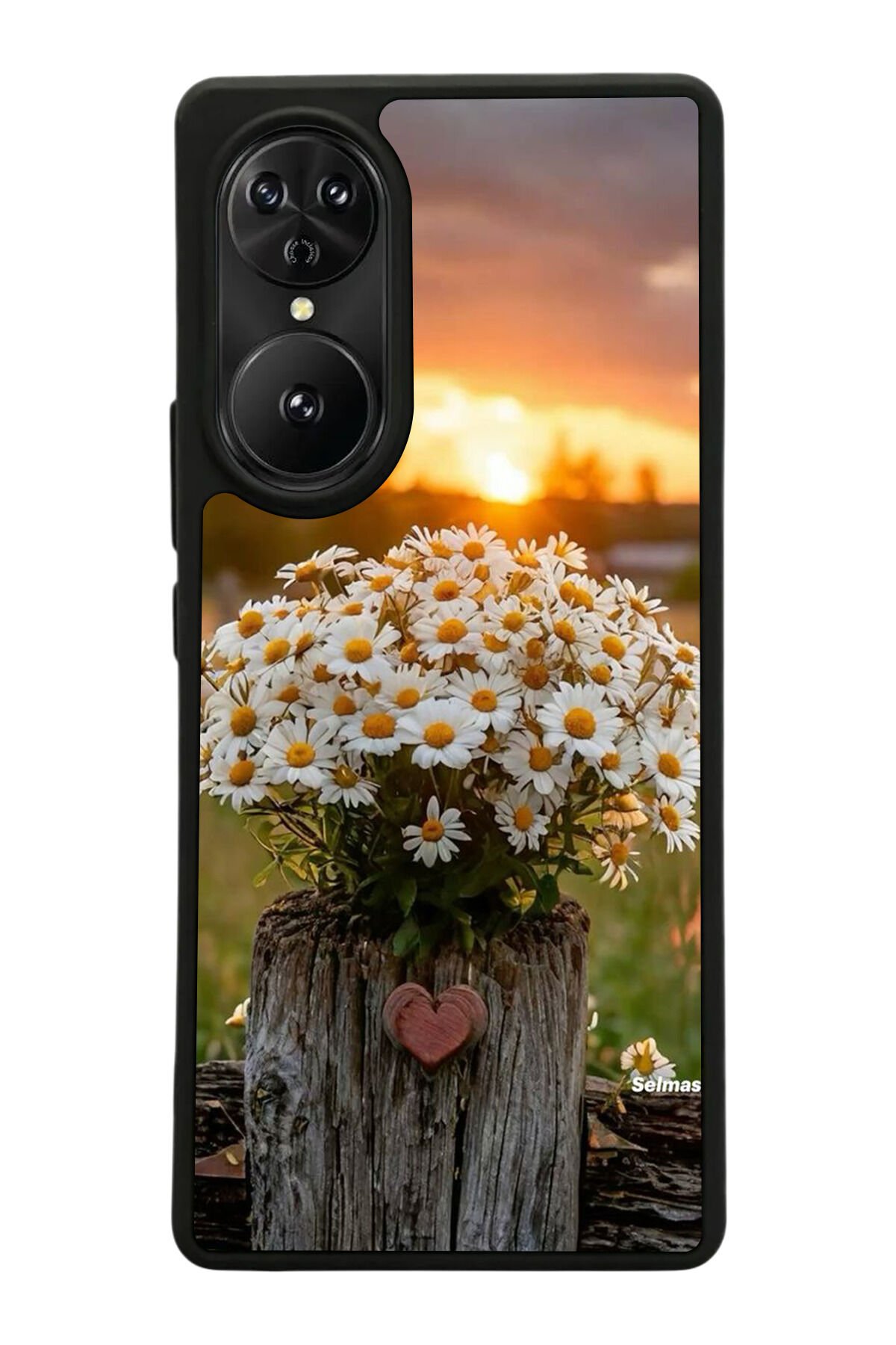 Reeder S19 Max Pro S EDGE Uyumlu Cicek Tasarımlı Glossy Premium Kılıf