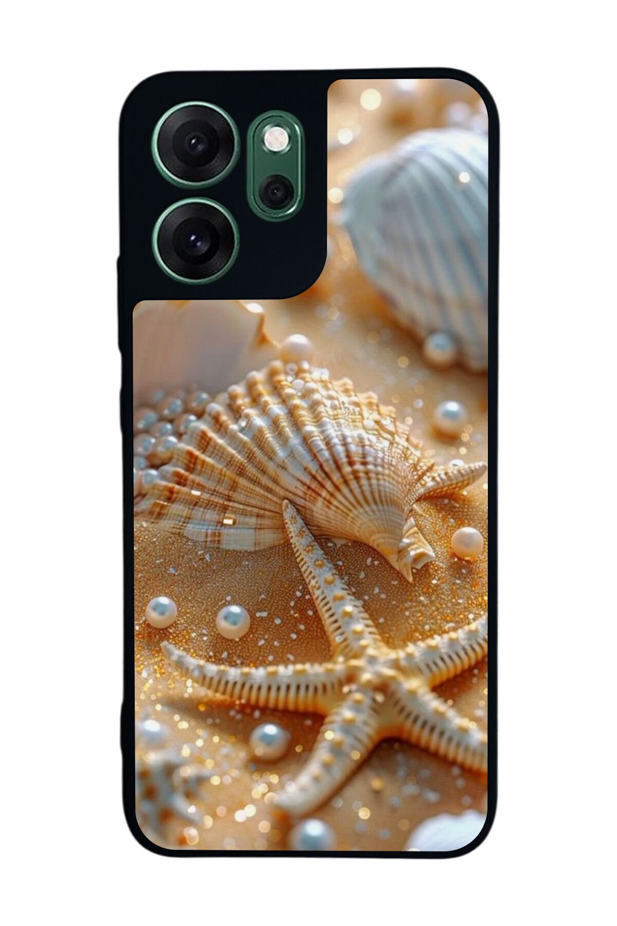 Oppo Reno 14F Uyumlu İnci Tasarımlı Glossy Premium Kılıf