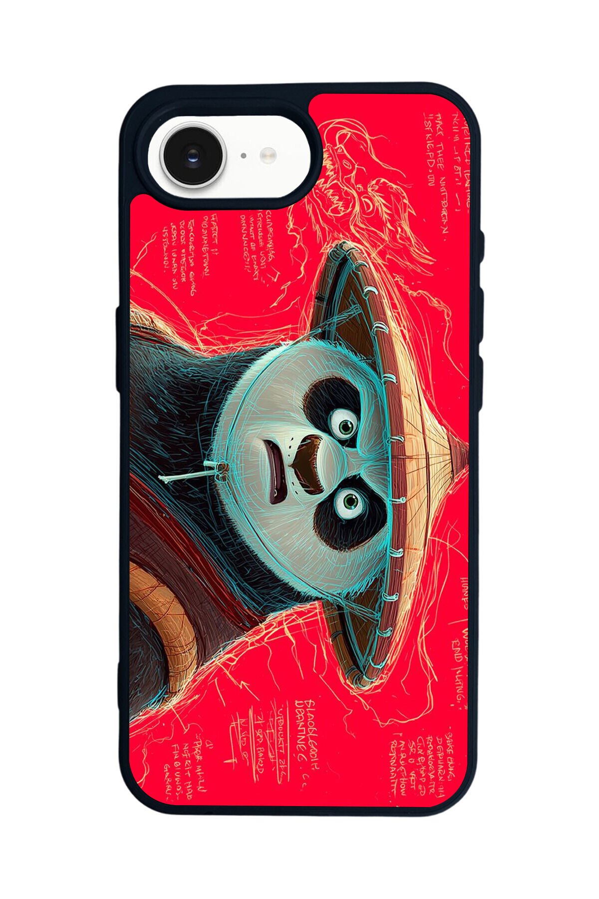 iPhone 16E Uyumlu Kung Fu Panda Tasarımlı Glossy Premium Kılıf