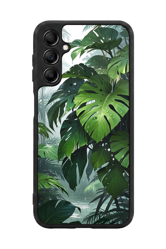 Samsung Galaxy A14 Uyumlu Botanik Tasarımlı Glossy Premium Kılıf