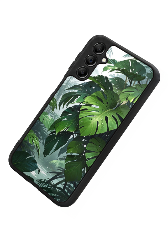 Samsung Galaxy A14 Uyumlu Botanik Tasarımlı Glossy Premium Kılıf