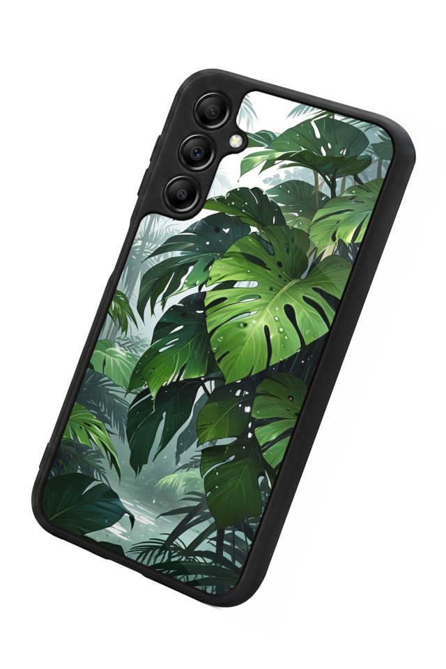 Samsung Galaxy A14 Uyumlu Botanik Tasarımlı Glossy Premium Kılıf