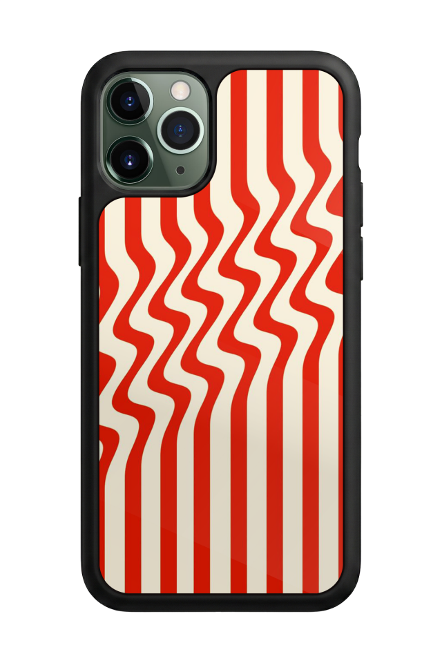 iPhone 11 Pro Uyumlu Çizgi Sanatı Tasarımlı Glossy Premium Kılıf