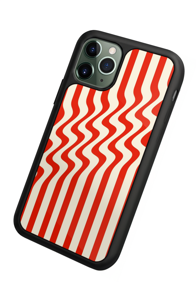 iPhone 11 Pro Uyumlu Çizgi Sanatı Tasarımlı Glossy Premium Kılıf