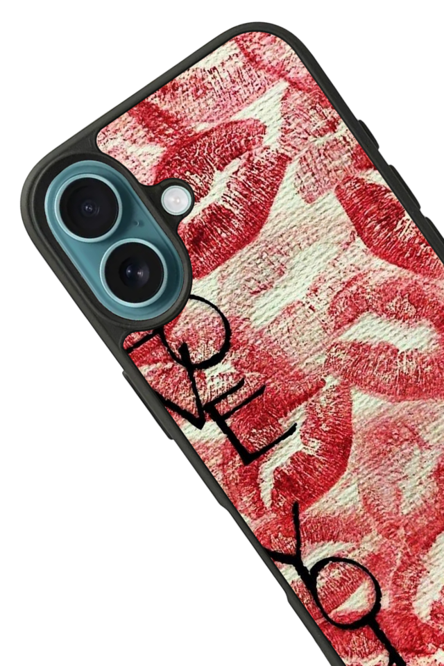 iPhone 16 Plus Uyumlu Dudak Tasarımlı Glossy Premium Kılıf