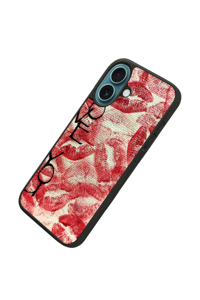 iPhone 16 Plus Uyumlu Dudak Tasarımlı Glossy Premium Kılıf