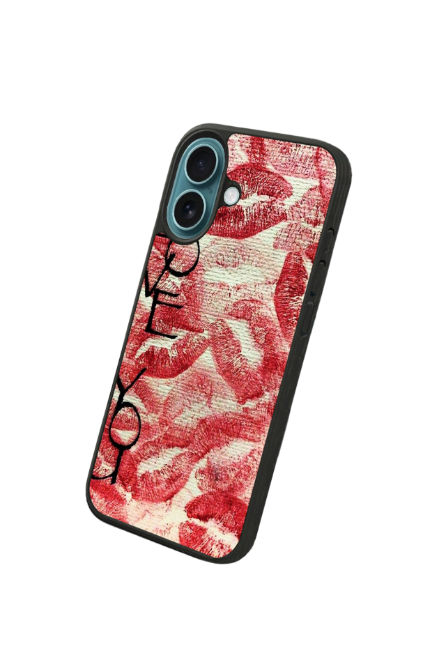 iPhone 16 Plus Uyumlu Dudak Tasarımlı Glossy Premium Kılıf