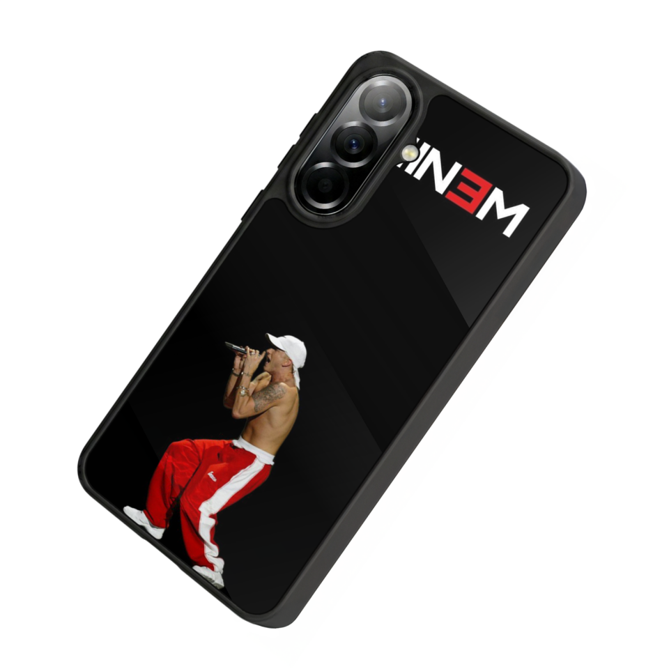 Samsung Galaxy A37 Uyumlu Eminem Tasarımlı Glossy Premium Kılıf