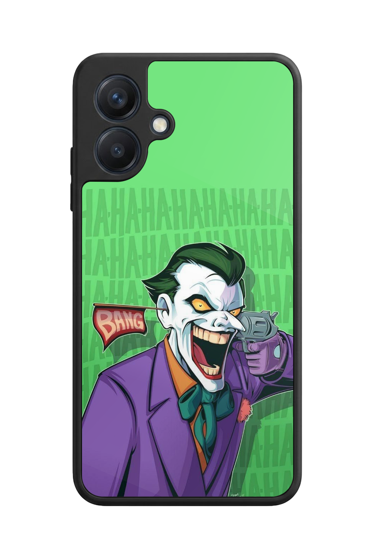 Samsung Galaxy A07 Uyumlu Joker Tasarımlı Glossy Premium Kılıf
