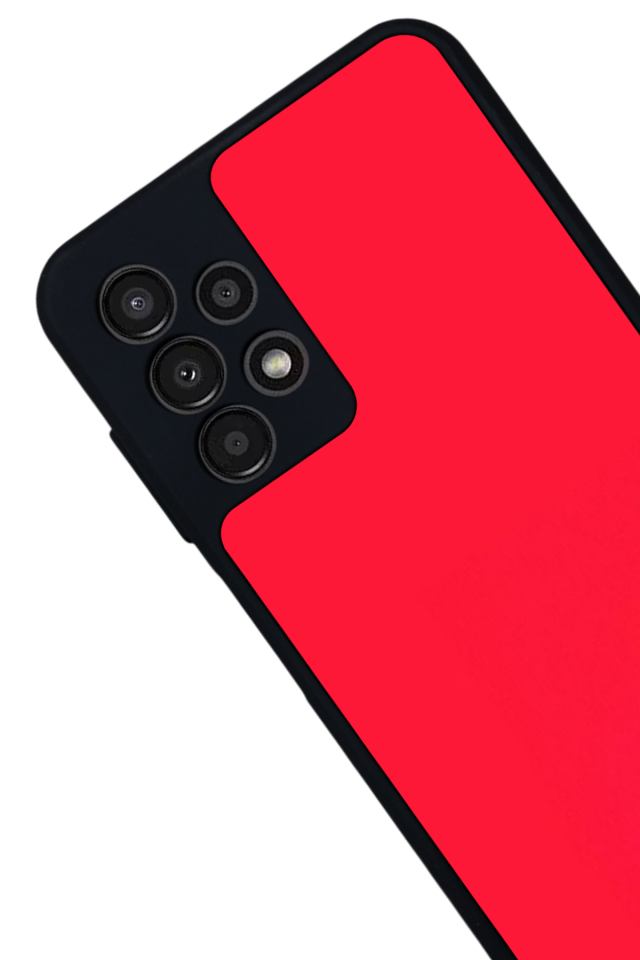 Samsung Galaxy A23 Uyumlu Kirmizi Tasarımlı Glossy Premium Kılıf