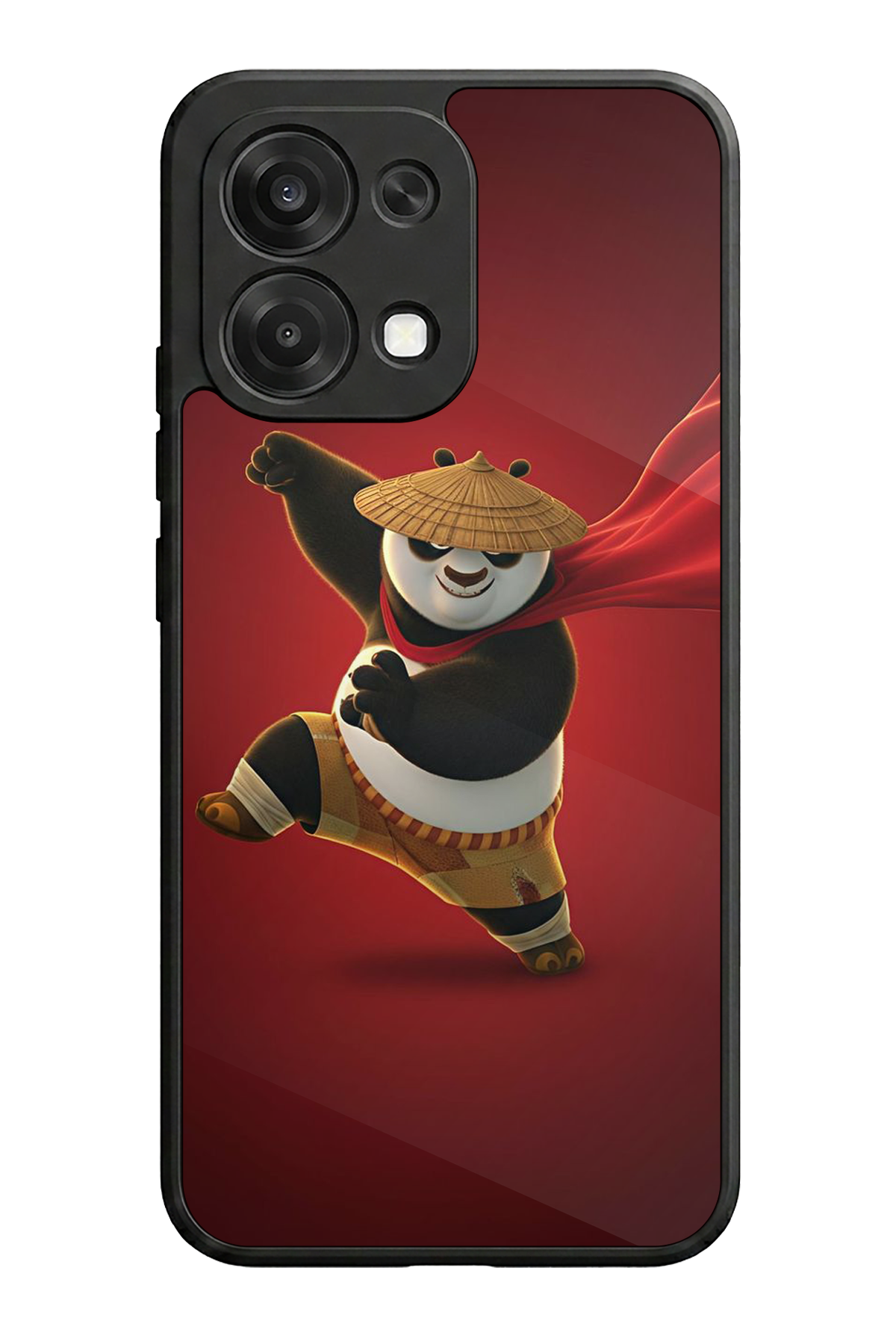 Oppo A6 Pro Uyumlu Kung Fu Panda Tasarımlı Glossy Premium Kılıf
