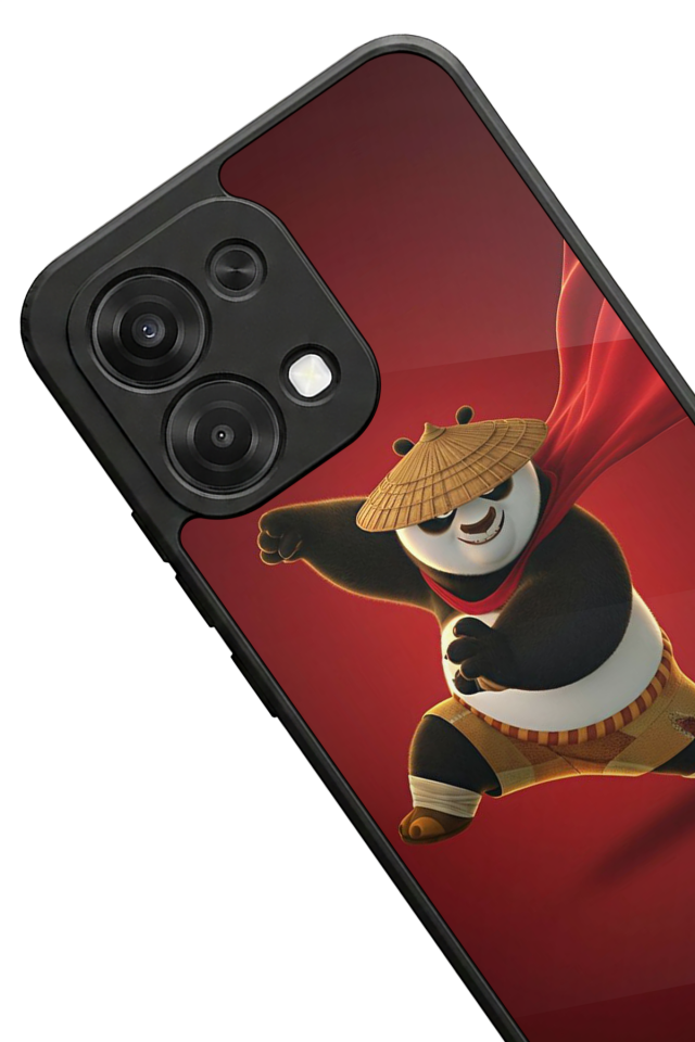 Oppo A6 Pro Uyumlu Kung Fu Panda Tasarımlı Glossy Premium Kılıf