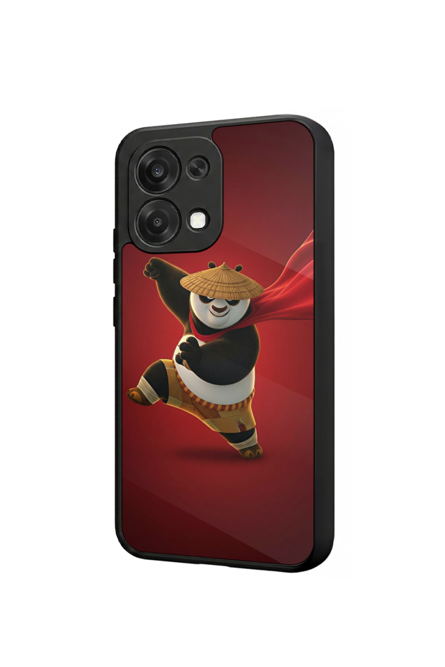 Oppo A6 Pro Uyumlu Kung Fu Panda Tasarımlı Glossy Premium Kılıf
