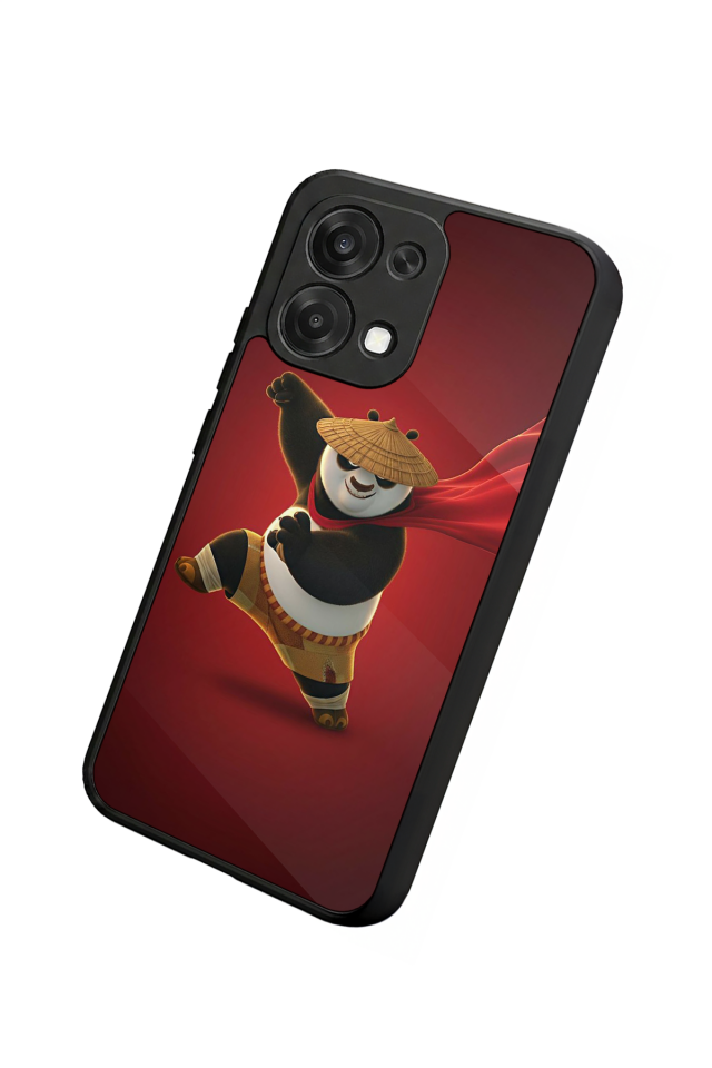 Oppo A6 Pro Uyumlu Kung Fu Panda Tasarımlı Glossy Premium Kılıf