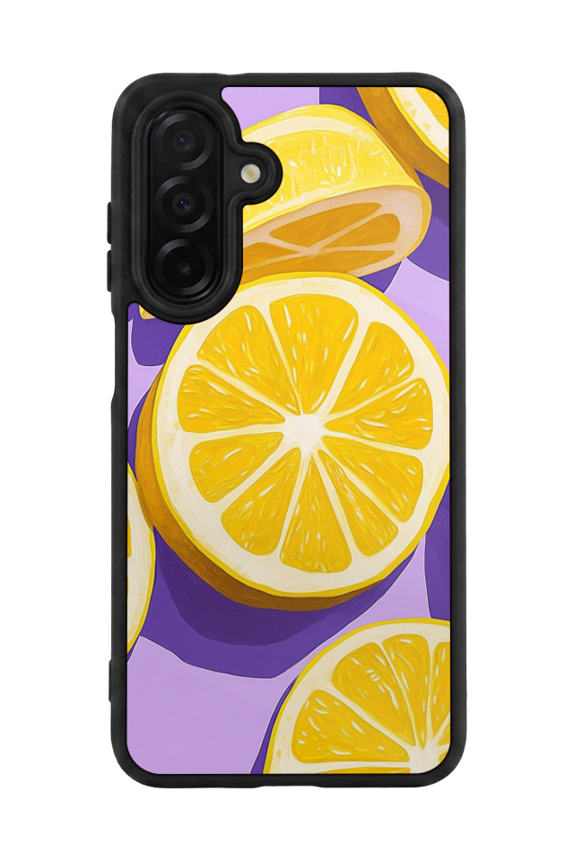 Samsung Galaxy A26 Uyumlu Limon Tasarımlı Glossy Premium Kılıf