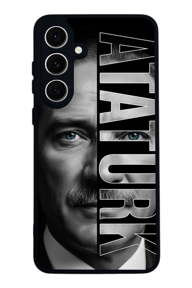 Samsung Galaxy S24 FE Uyumlu Mustafa Kemal Ataturk Tasarımlı Glossy Premium Kılıf