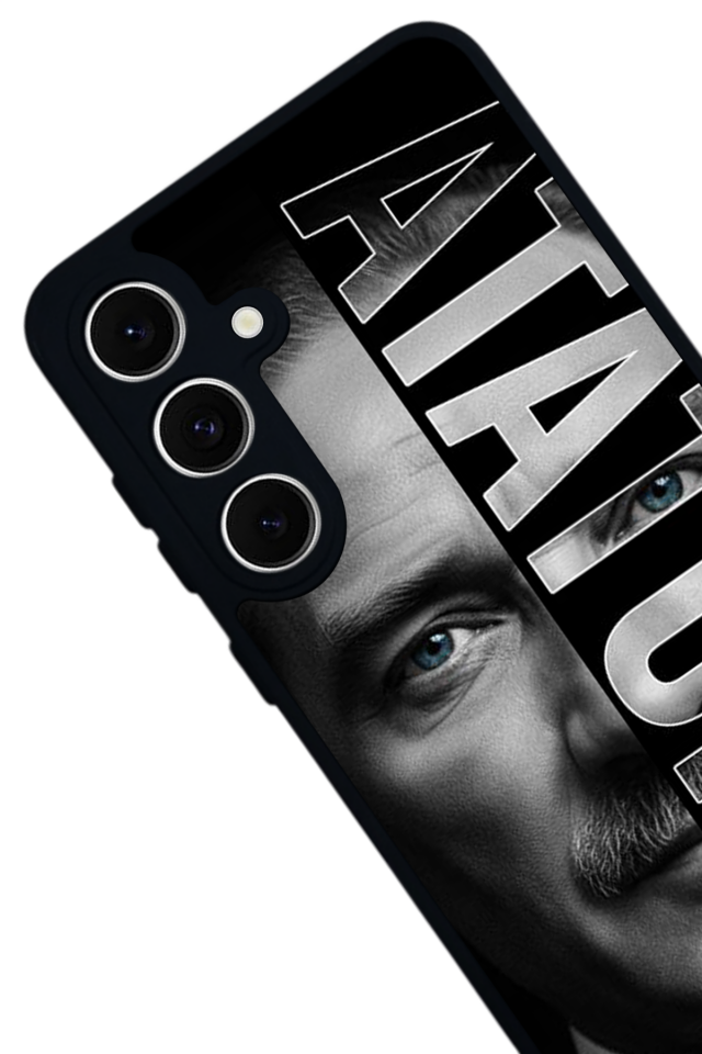 Samsung Galaxy S24 FE Uyumlu Mustafa Kemal Ataturk Tasarımlı Glossy Premium Kılıf