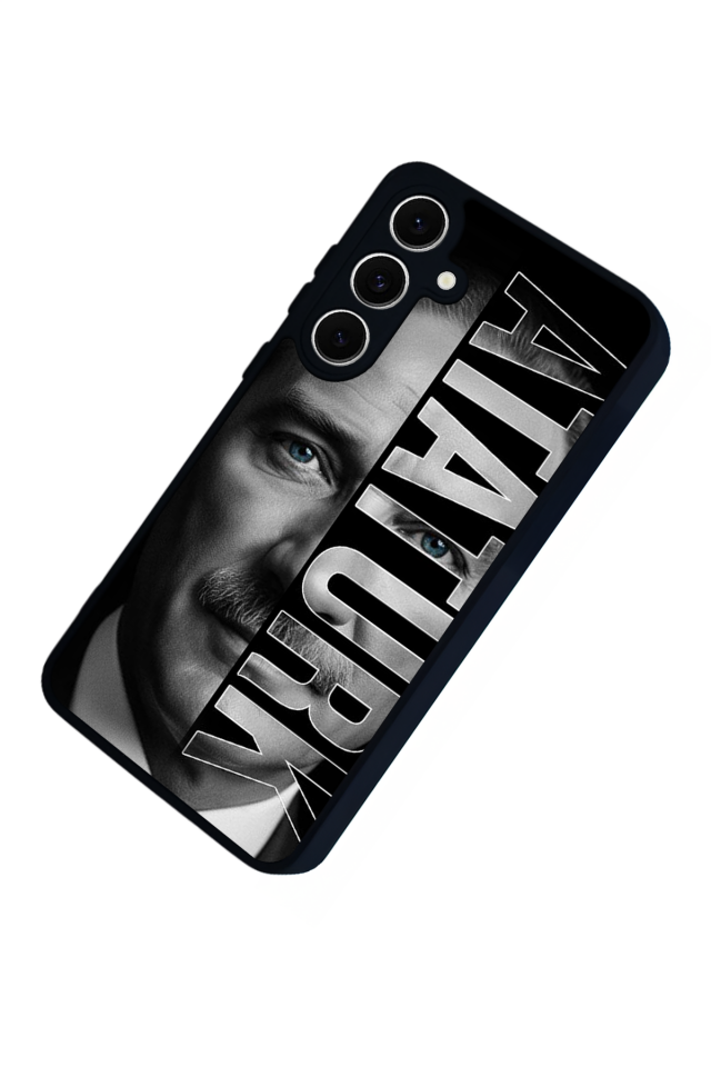Samsung Galaxy S24 FE Uyumlu Mustafa Kemal Ataturk Tasarımlı Glossy Premium Kılıf