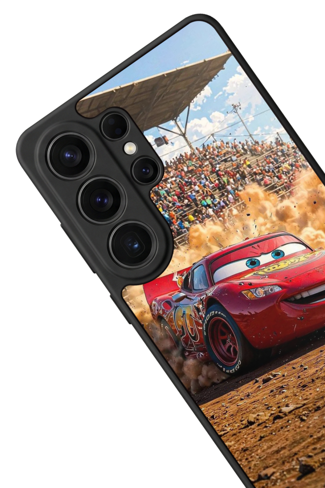Samsung Galaxy S26 Ultra Uyumlu Şimsek McQueen Tasarımlı Glossy Premium Kılıf