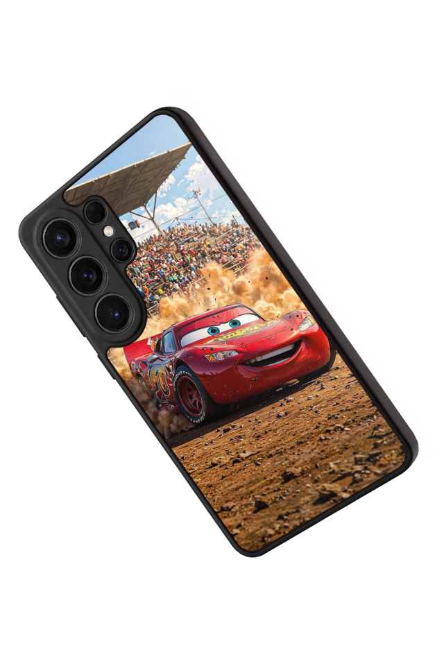 Samsung Galaxy S26 Ultra Uyumlu Şimsek McQueen Tasarımlı Glossy Premium Kılıf