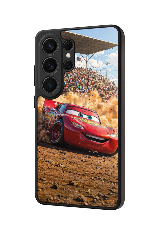 Samsung Galaxy S26 Ultra Uyumlu Şimsek McQueen Tasarımlı Glossy Premium Kılıf