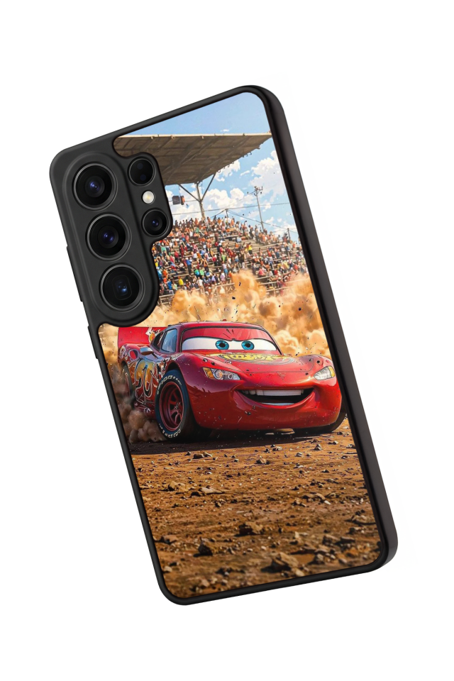 Samsung Galaxy S26 Ultra Uyumlu Şimsek McQueen Tasarımlı Glossy Premium Kılıf