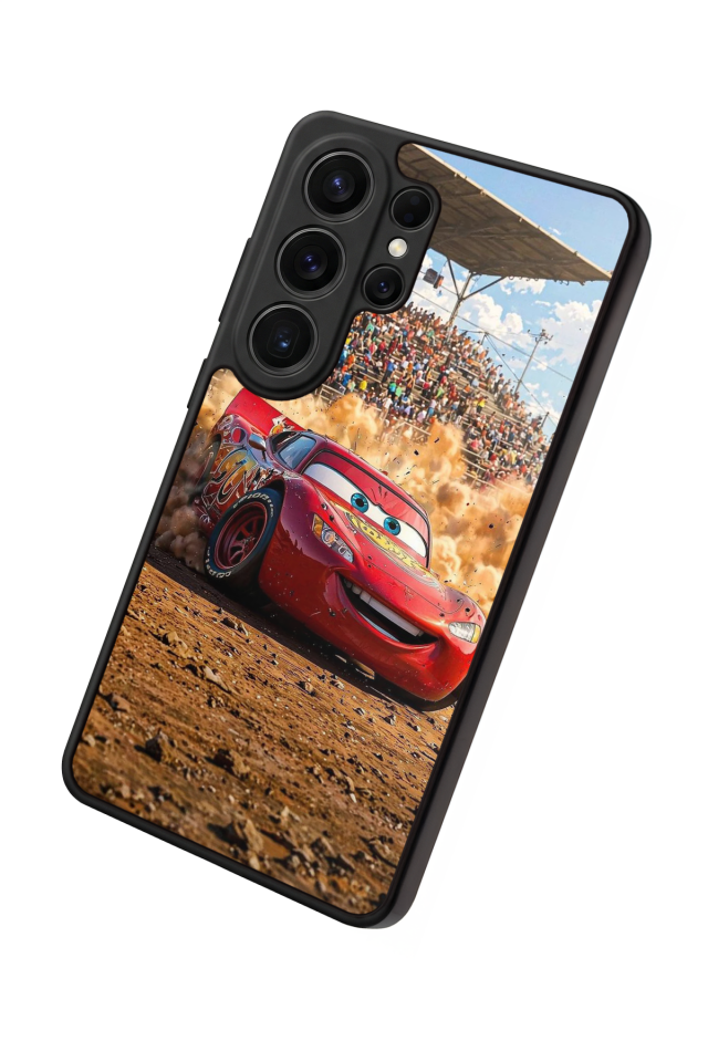 Samsung Galaxy S26 Ultra Uyumlu Şimsek McQueen Tasarımlı Glossy Premium Kılıf