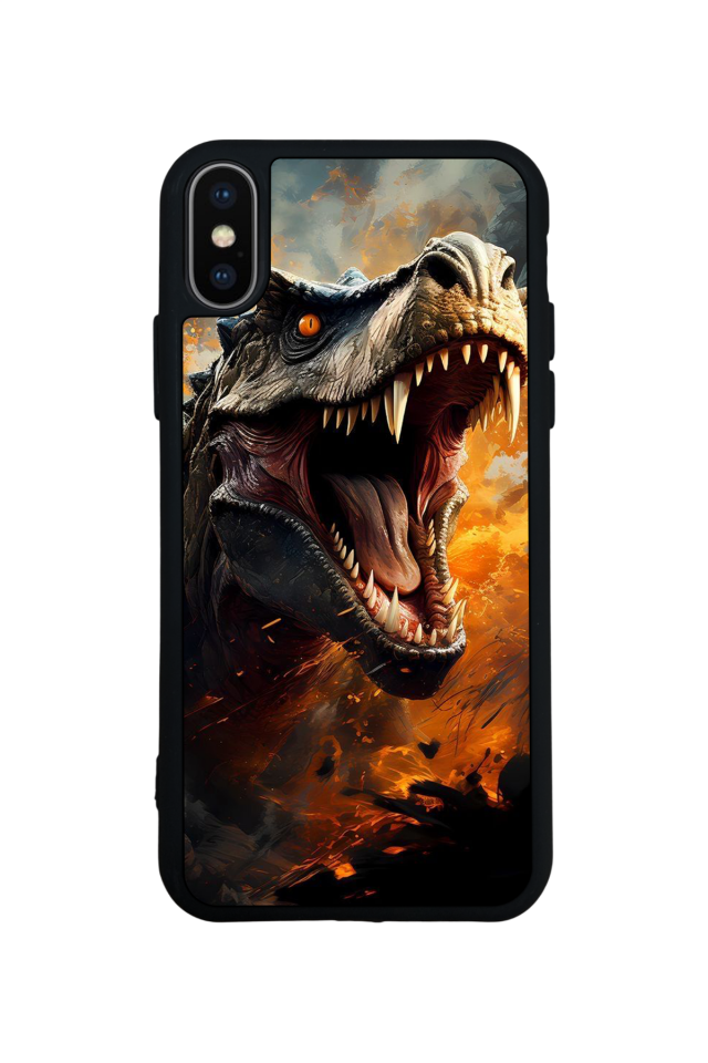 iPhone X/ XS Uyumlu T-ReiPhone X/ XS Tasarımlı Glossy Premium Kılıf