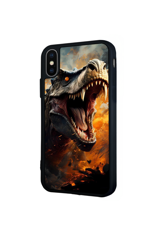 iPhone X/ XS Uyumlu T-ReiPhone X/ XS Tasarımlı Glossy Premium Kılıf