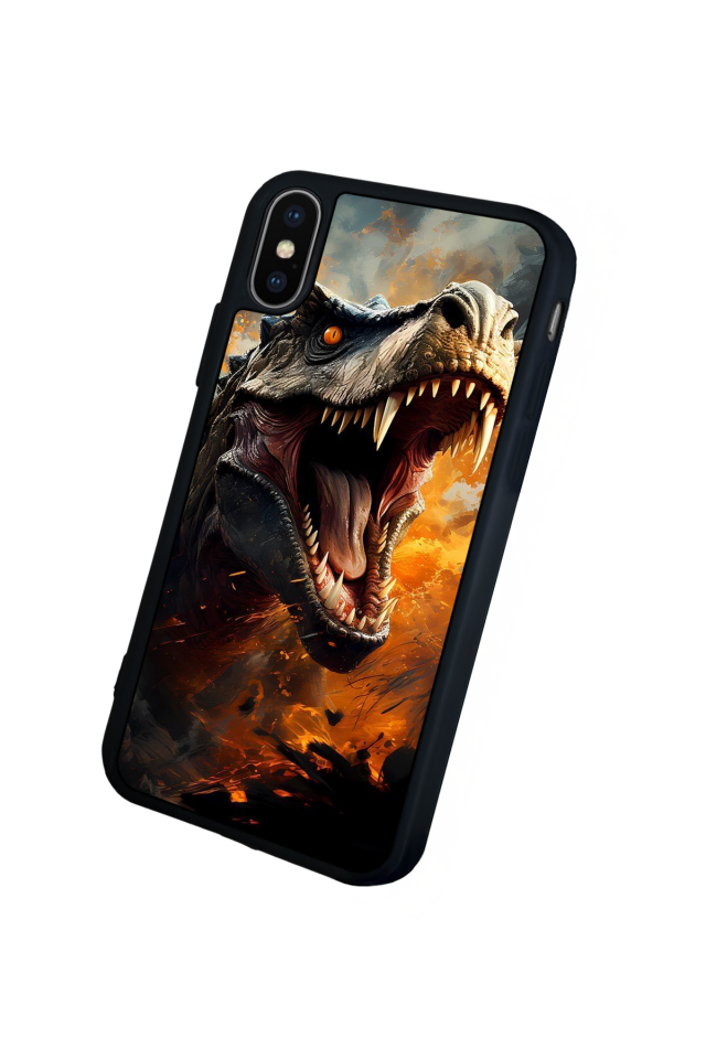 iPhone X/ XS Uyumlu T-ReiPhone X/ XS Tasarımlı Glossy Premium Kılıf