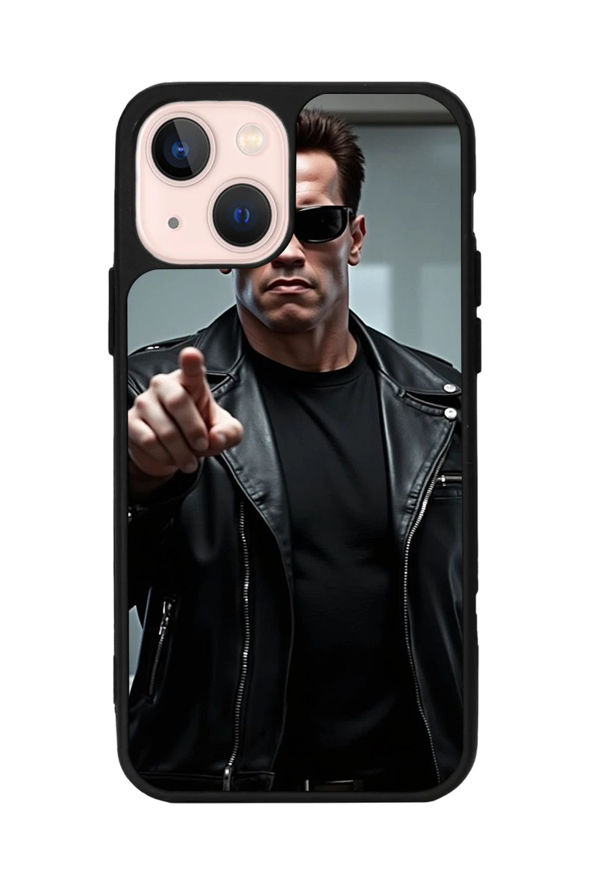 iPhone 15 Plus Uyumlu Terminator Tasarımlı Glossy Premium Kılıf