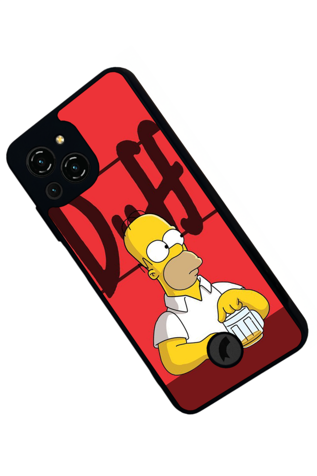 Reeder S23 Pro Max Uyumlu The Simpsons Tasarımlı Glossy Premium Kılıf