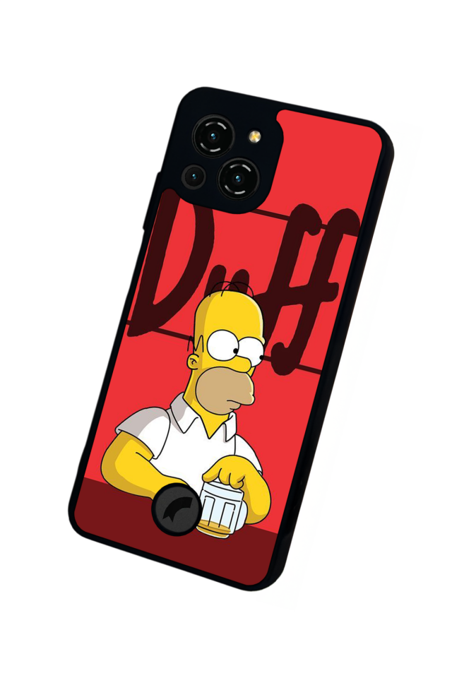 Reeder S23 Pro Max Uyumlu The Simpsons Tasarımlı Glossy Premium Kılıf