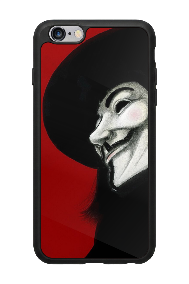 iPhone 6s Plus Uyumlu Vendetta Tasarımlı Glossy Premium Kılıf