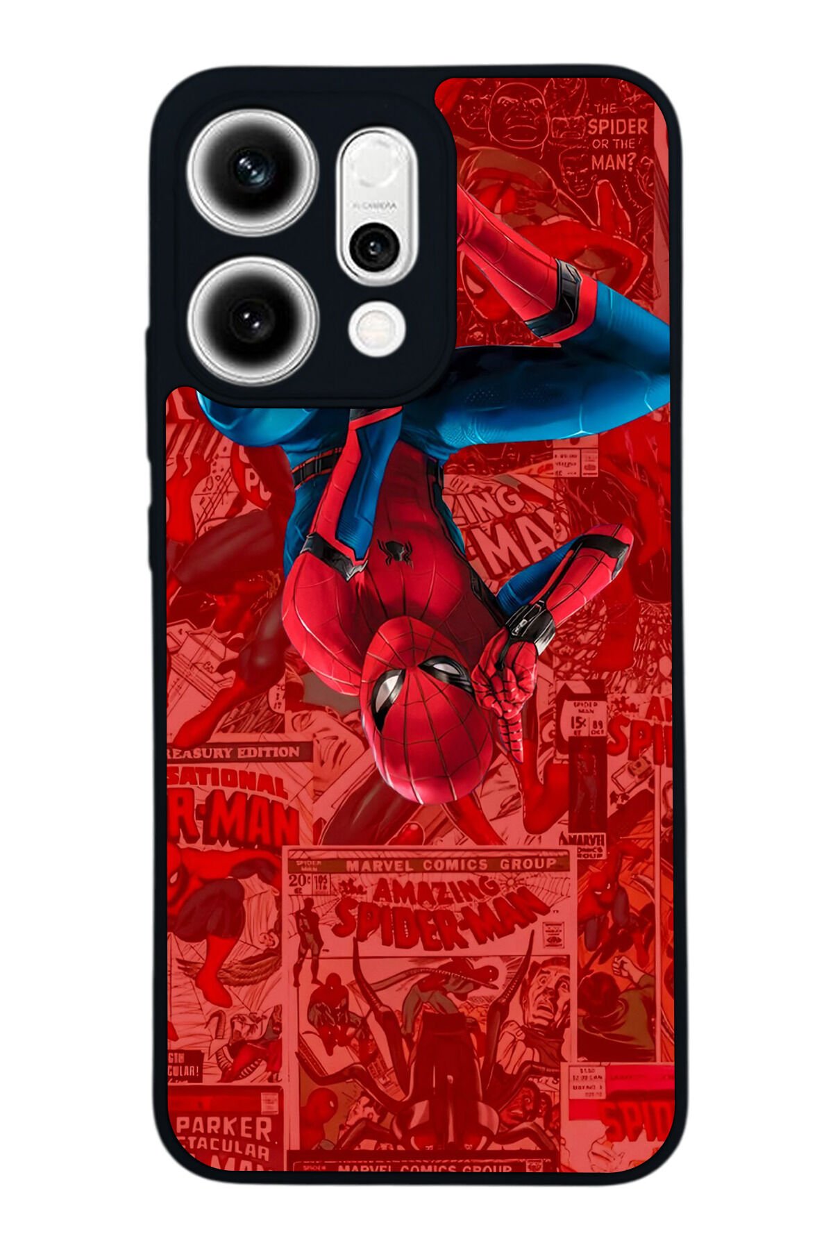 Oppo Reno 14 Uyumlu Spider Man ( Örümcek Adam ) Tasarımlı Glossy Premium Kılıf