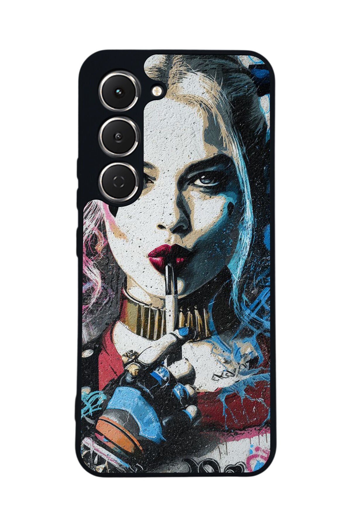 Tecno Spark 40 Pro Uyumlu HarleyQueen Tasarımlı Glossy Premium Kılıf