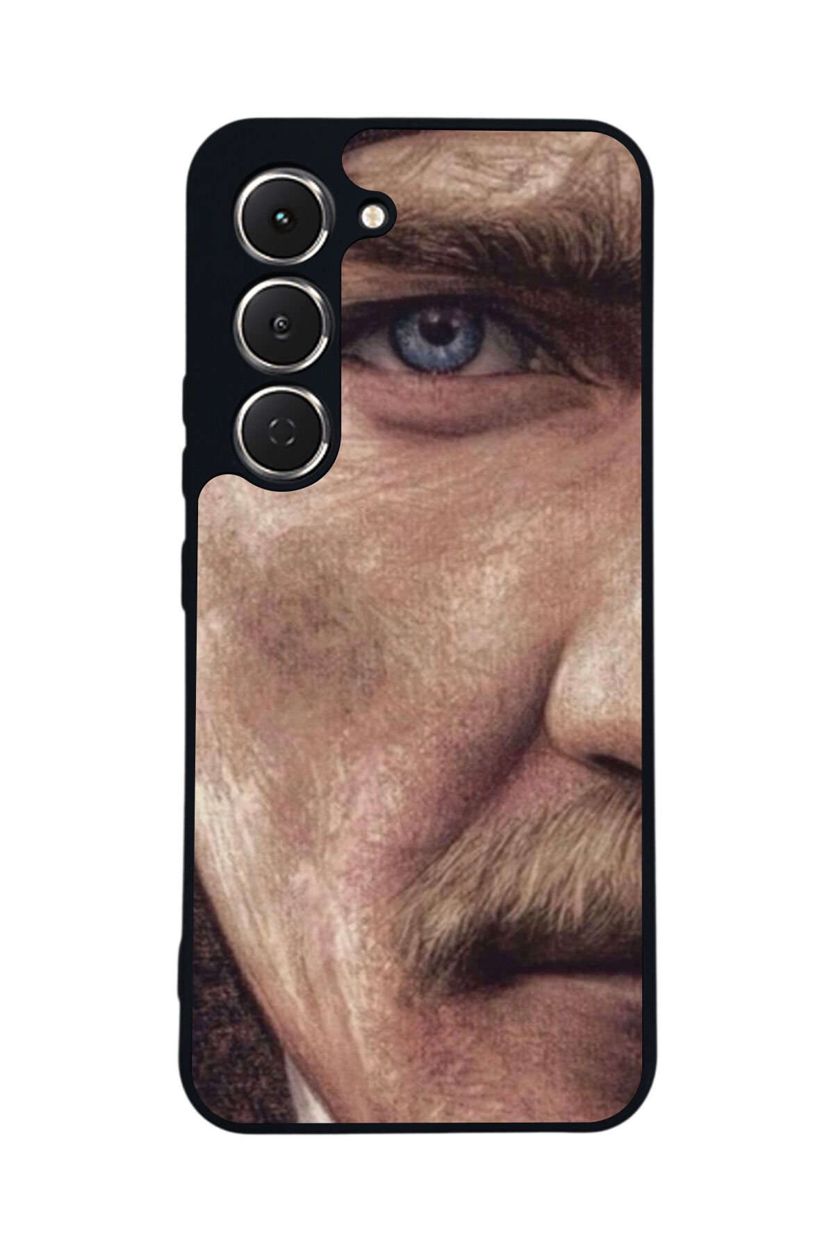 Tecno Spark 40 Pro Uyumlu Mustafa Kemal Ataturk Tasarımlı Glossy Premium Kılıf