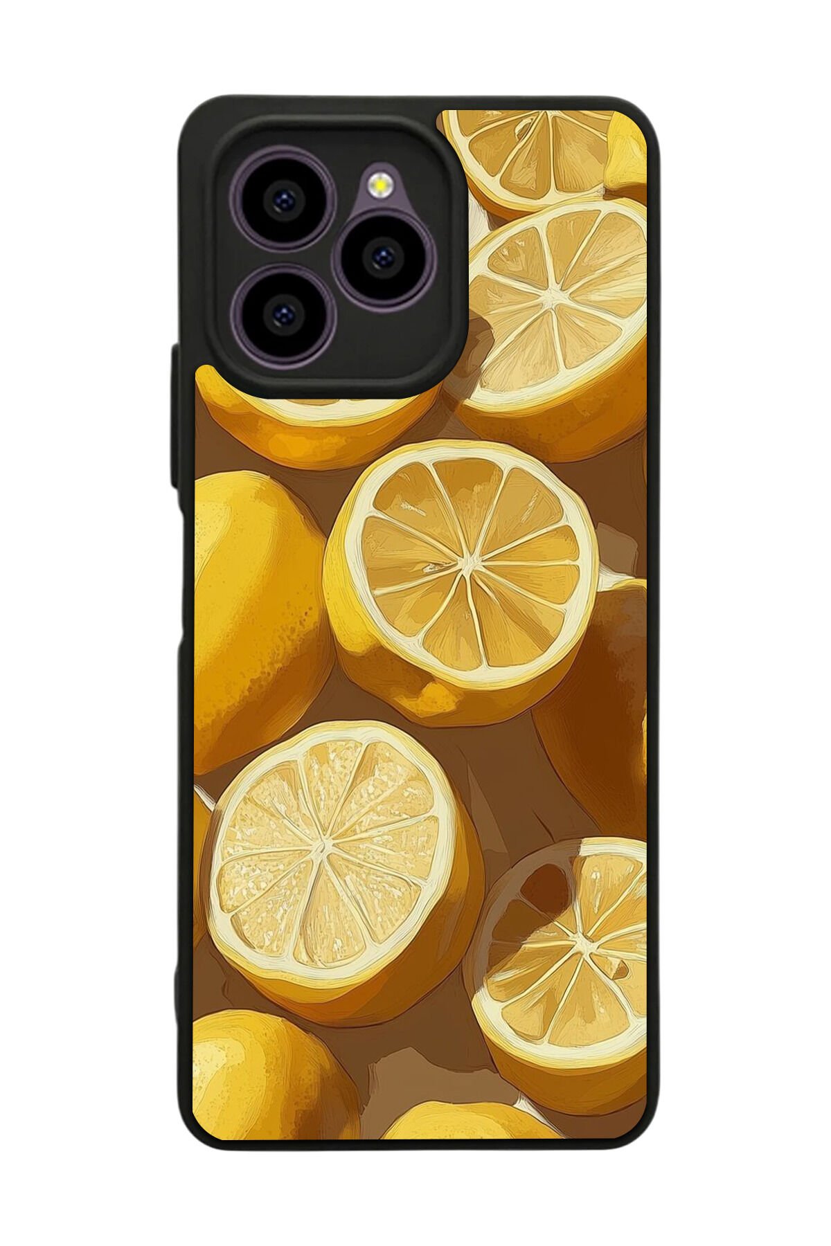 Omix X6 Uyumlu Limon Tasarımlı Glossy Premium Kılıf