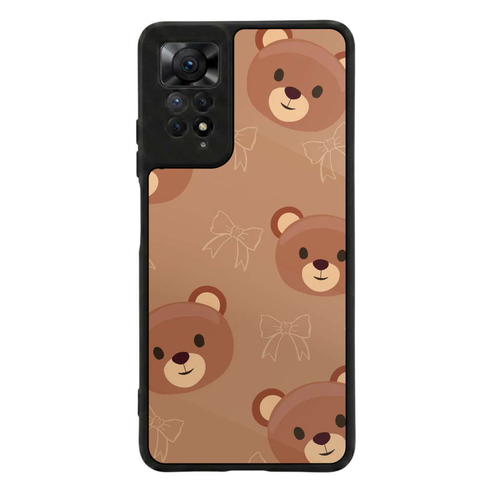 Xiaomi Redmi Note 11 Pro Uyumlu Ayı Tasarımlı Glossy Premium Kılıf