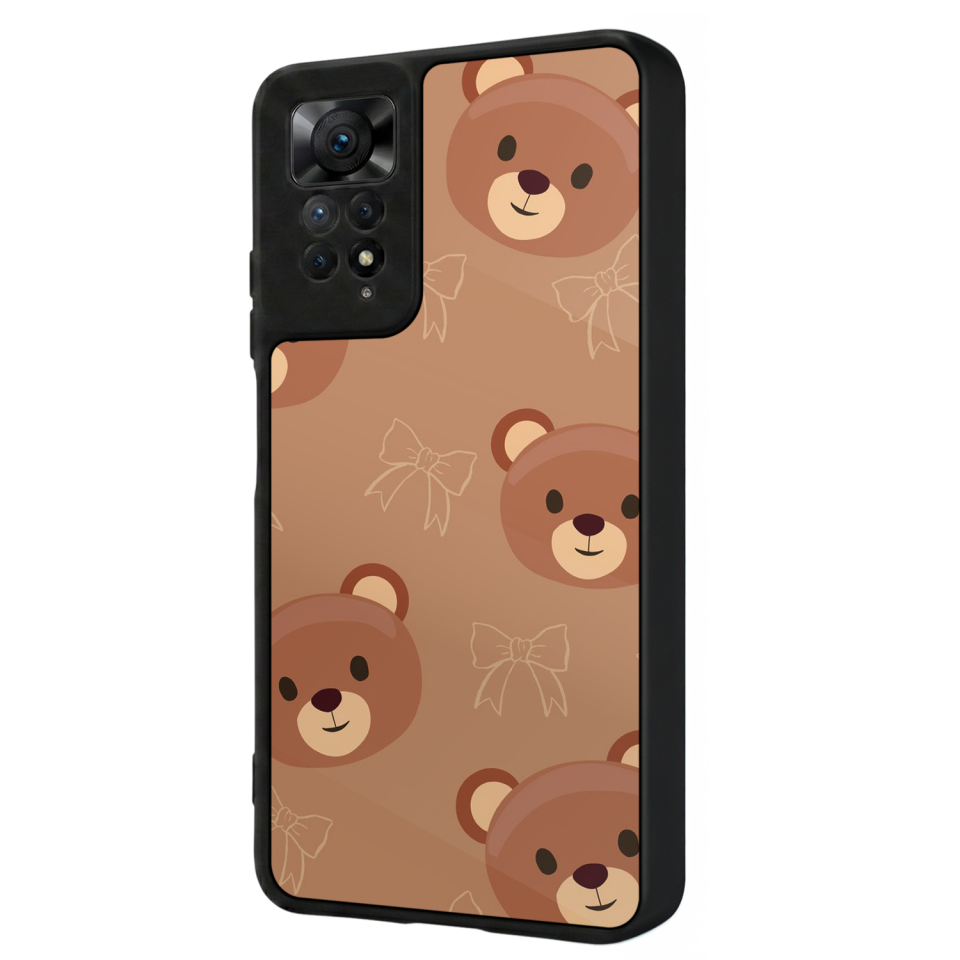 Xiaomi Redmi Note 11 Pro Uyumlu Ayı Tasarımlı Glossy Premium Kılıf