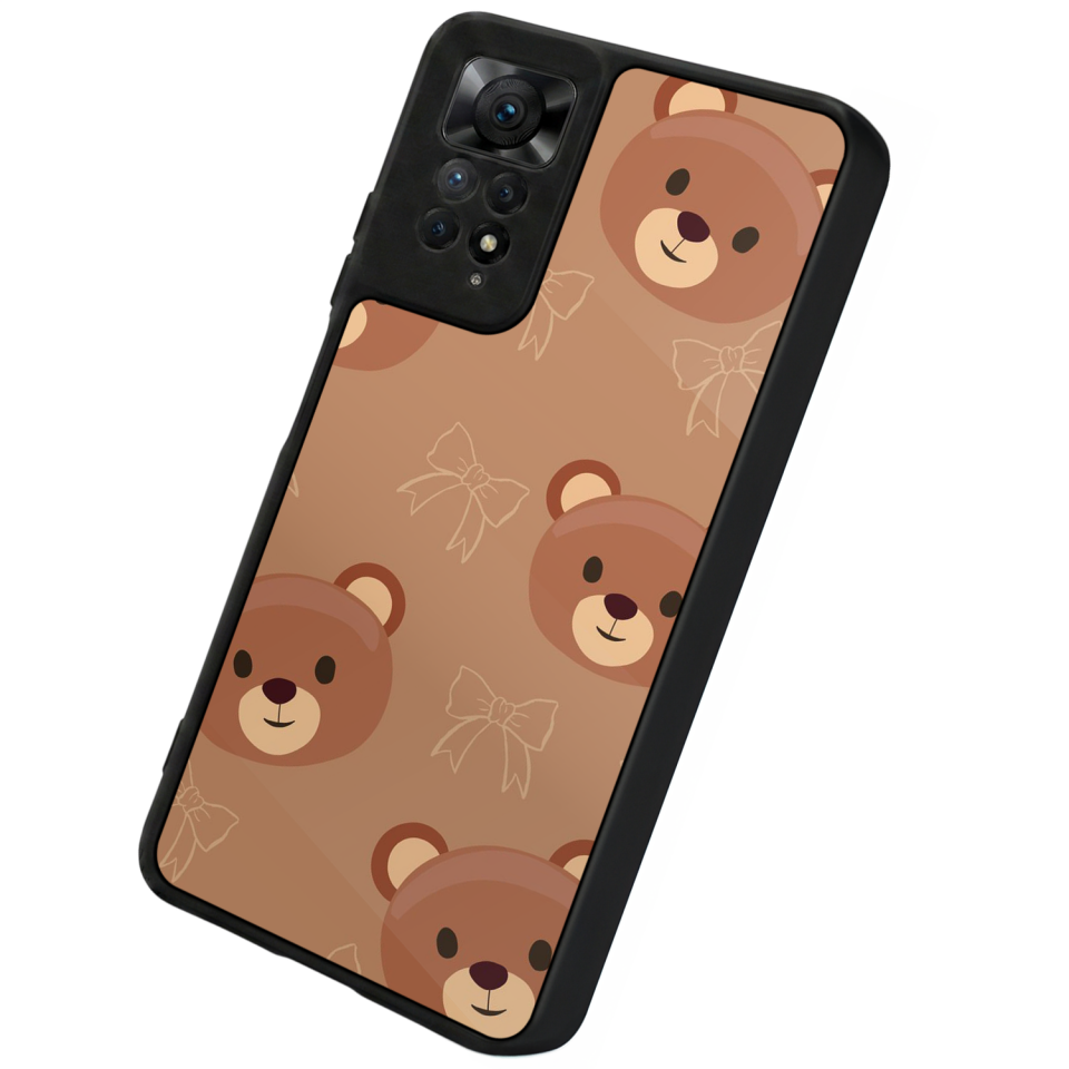 Xiaomi Redmi Note 11 Pro Uyumlu Ayı Tasarımlı Glossy Premium Kılıf